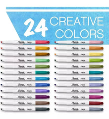 Marcatextos Sharpie S Note Punta Cincel Tonos Pastel 24 Piezas - Sharpie