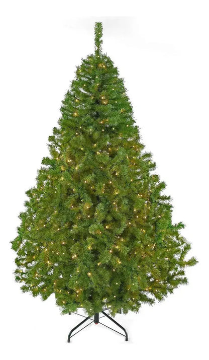 Arbol Navidad Naviplastic Pino Canadiense 2.2m 512 Luces Led Color Verde - Offiland - detalle