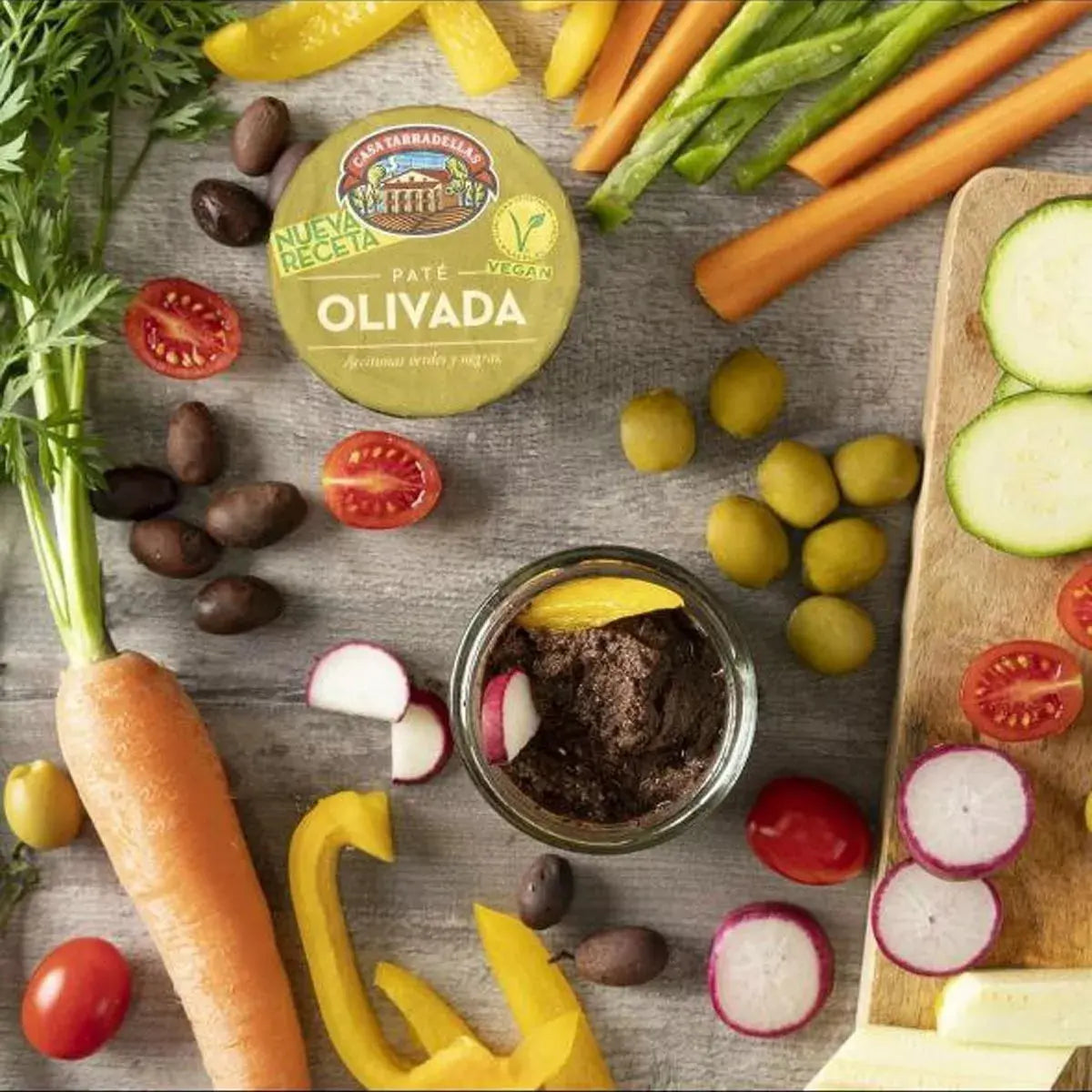 Paté de Olivada 125g - Cesarfer - contenido