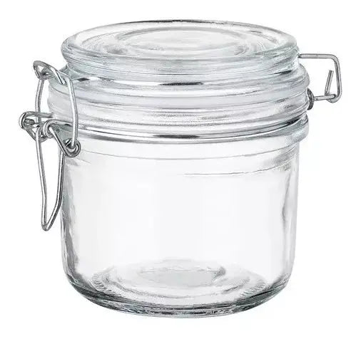 Juego 6 Frascos Especieros Vidrio Brocalitos Tapa Clip 200ml - Vittori - uso
