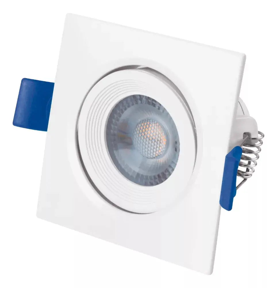 3pz Luminario Cuadrado Empotrable Aksi 3w Luz Blanca - Aksi - accesorios