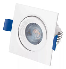 3pz Luminario Cuadrado Empotrable Aksi 3w Luz Blanca - Aksi - accesorios