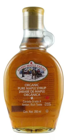 Jarabe Organico Puro Maple Shady Maple Farms 250ml Amber - Hanseatik