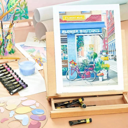Set 60 Pintura Gouache Tubo 12ml Colores Surtidos Arteza - Arteza - empaque