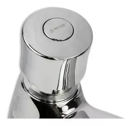 Llave Temporizadora Lavabo Meer Cromada Acero Inoxidable - CNX - vista trasera