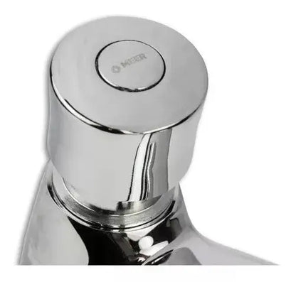 Llave Temporizadora Lavabo Meer Cromada Acero Inoxidable - CNX - vista trasera