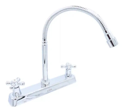 Mezcladora Flexible Fregadero Meer 1/4'' Vuelta Acero Inox - CNX - vista trasera