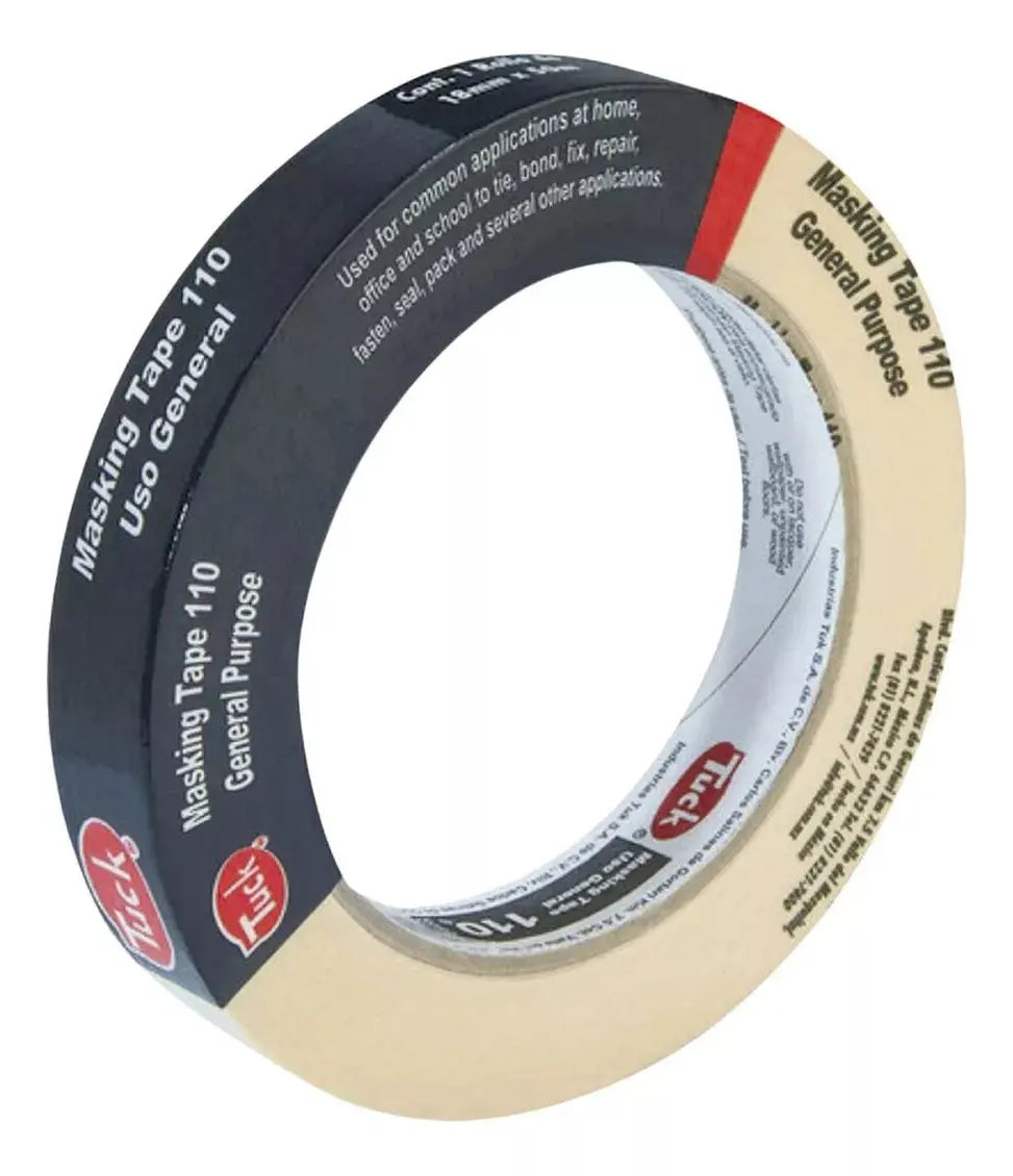 Cinta Masking Tape 110 Tuck 18mm X 50m Uso General - Tuck