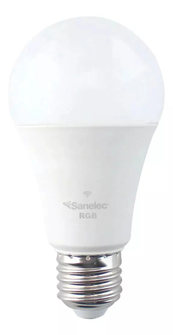 Foco Inteligente Led Sanelec Rgb 10w Wifi Modelo 1320 - Sanelec - vista lateral