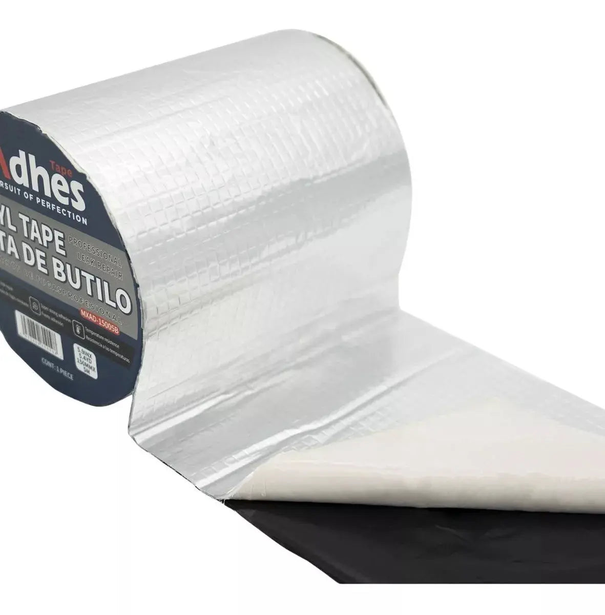 Cinta Butilo Adhes Reparacion Contra Agua 100mm X 5m - ADHES - vista lateral
