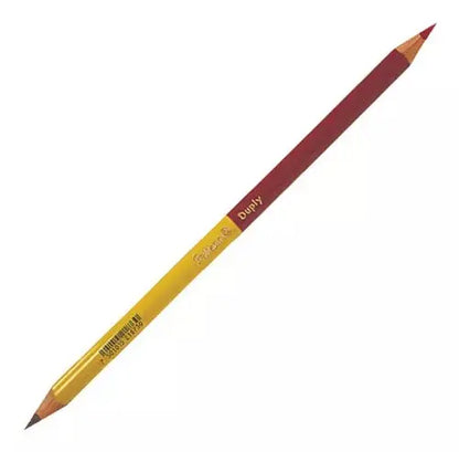 Lapiz Duo Bicolor Gris Rojo Pelikan Duply Triangular 2hb 10 Piezas - Pelikan - vista trasera