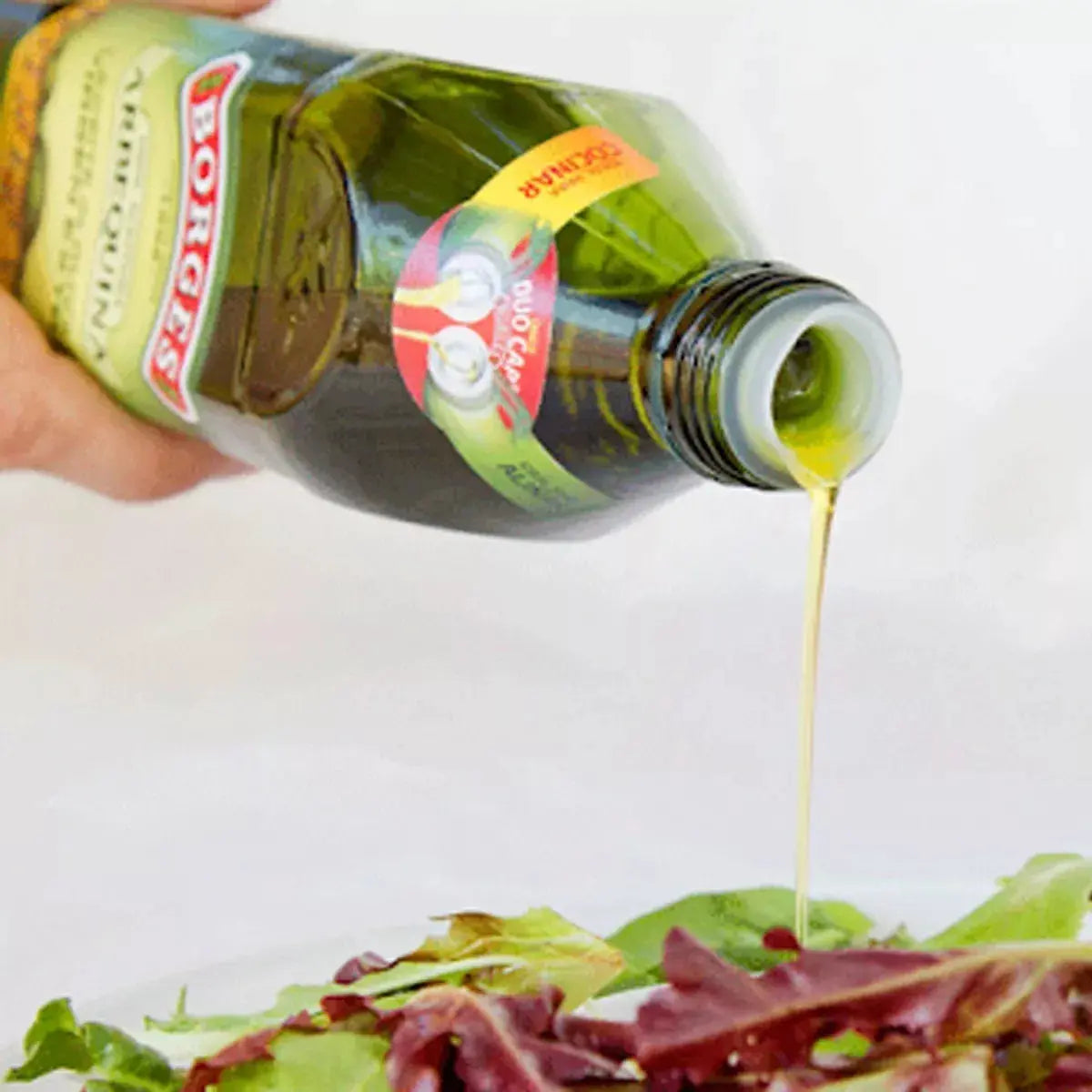 Aceite de Oliva Extra Virgen 500ml - borges - vista lateral
