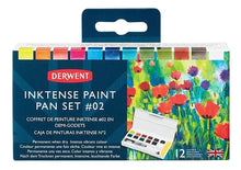 Estuche Acuarela 12 Pastillas Colores Inktense Derwent V2 - Derwent - detalle