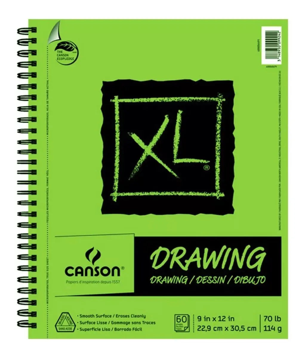 Block Dibujo Bocetos Canson Drawing Arte 22.9 X 30.5 60h - Canson - vista lateral