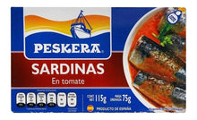 Sardinas en Tomate 115g - Parker - vista lateral