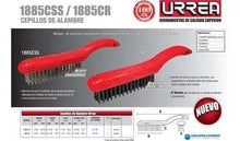 Cepillo Alambre Urrea Acero Inoxidable 4 X 16 Filas Pinceles - Lock