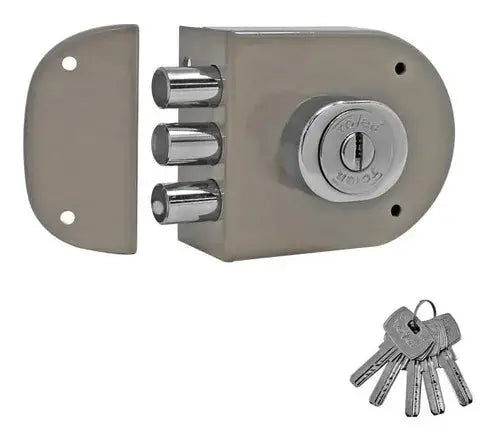 Cerradura De Sobreponer Alta Seguridad S-2 Future Tover - Tover - vista lateral