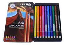 Plumón Rotulador Lyra Graduate Fineliner Marcadores Set 10 Piezas - lyra - empaque