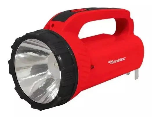 Lampara Led Solar Recargable Sanelec Linterna Portátil 2128 - Sanelec - vista lateral