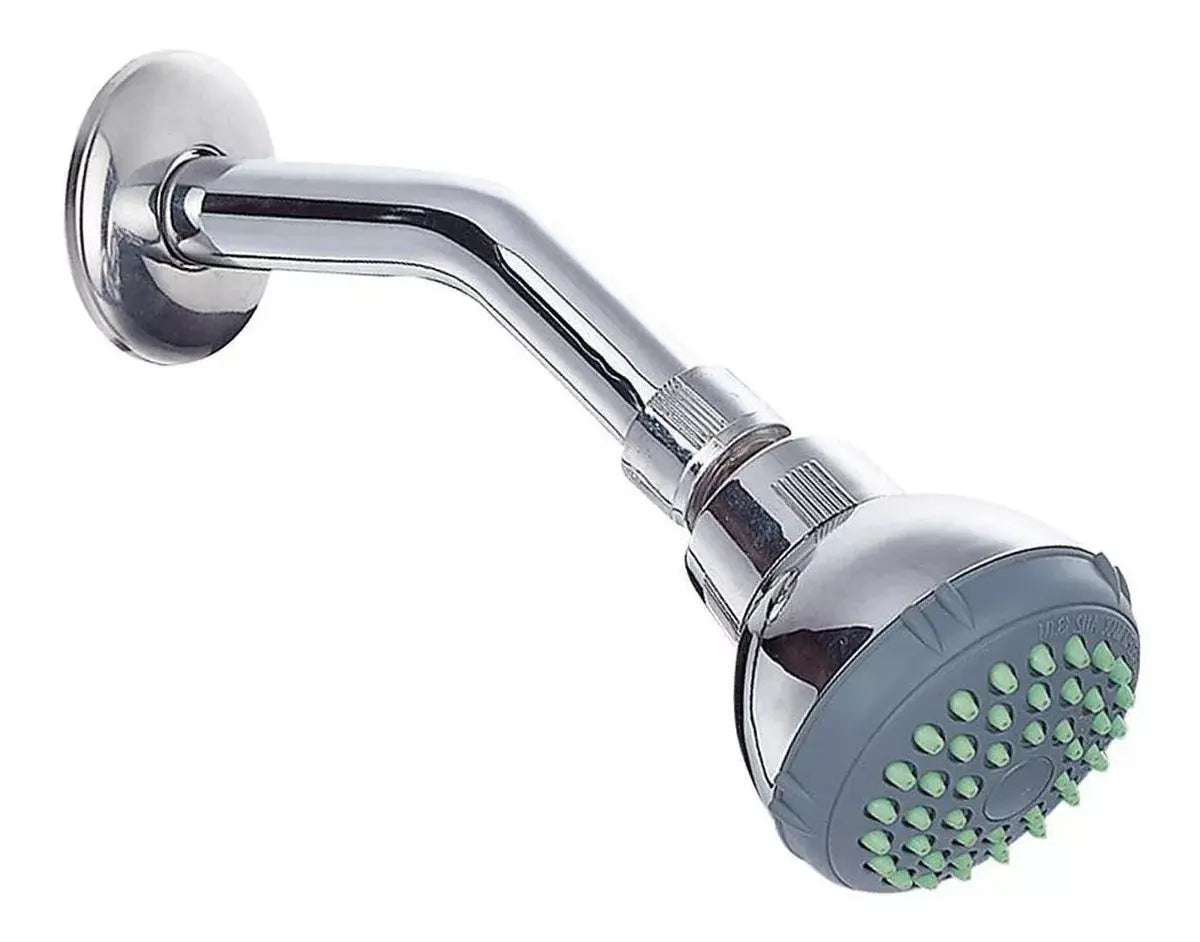Regadera Tubo Meer Abs Plastica Cromada Color Plateado - CNX - accesorios