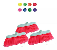3 Pz Cabeza Escoba Perico Tipo Cepillo Vinilo Colores - Perico - detalle