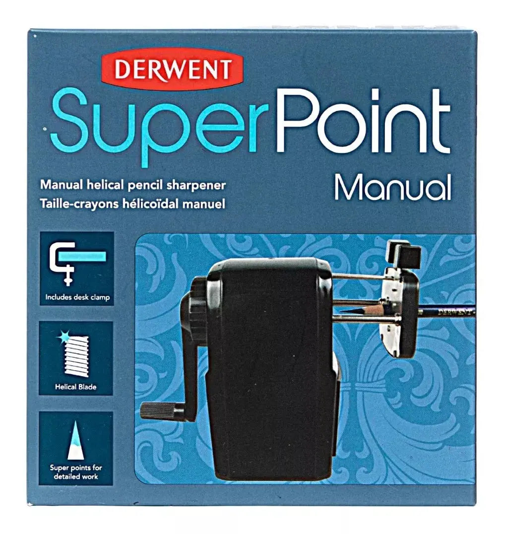 Sacapuntas Profesional Mecánico Manual Derwent Helicoidal - DERWENT - vista lateral