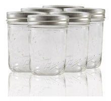 6pz Frasco Vidrio Mason Jars Ball 8oz Tarro Envase Tapa - marchante.shop - vista trasera