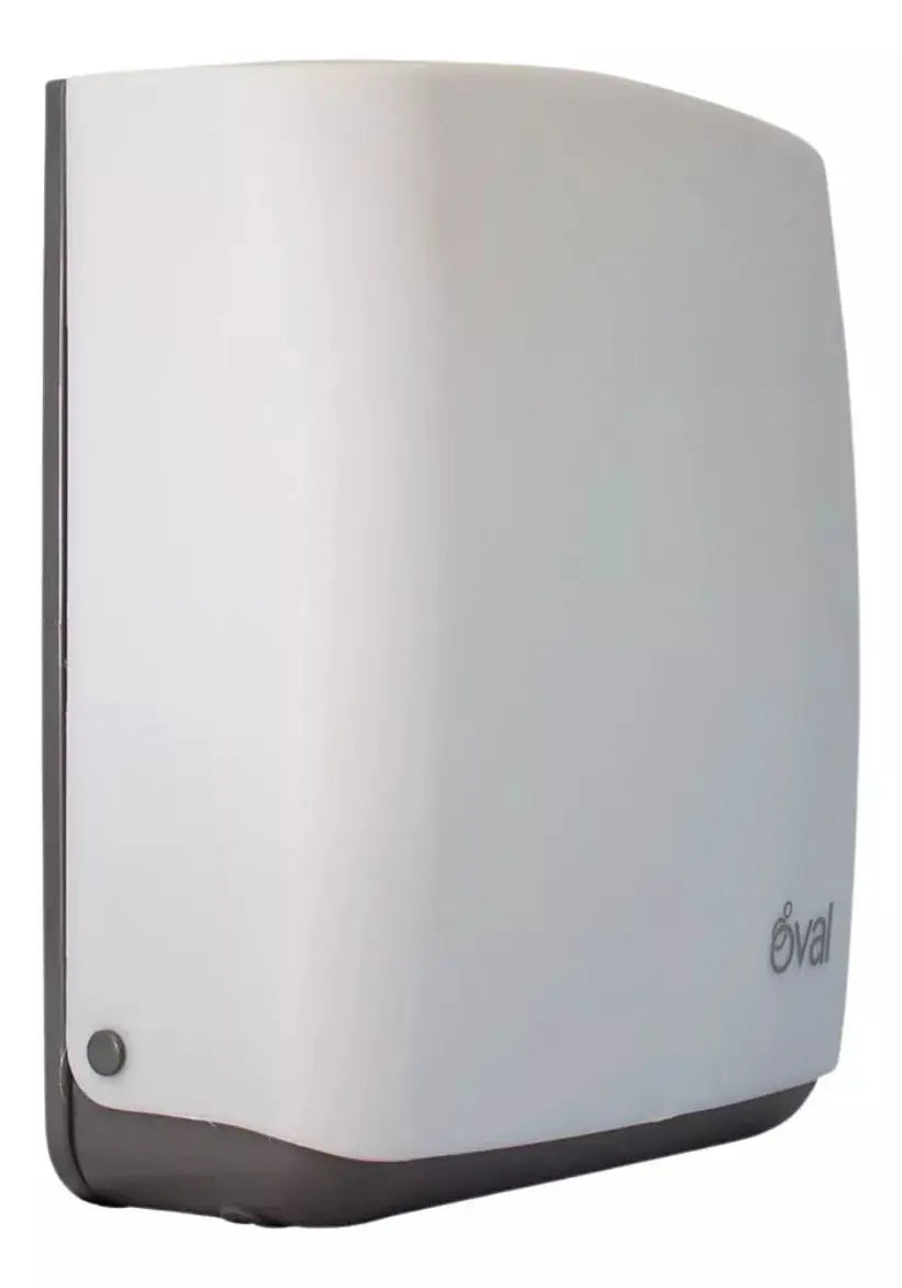 Dispensador Toalla Interdoblada Oval Blanco Largo - Oval - detalle