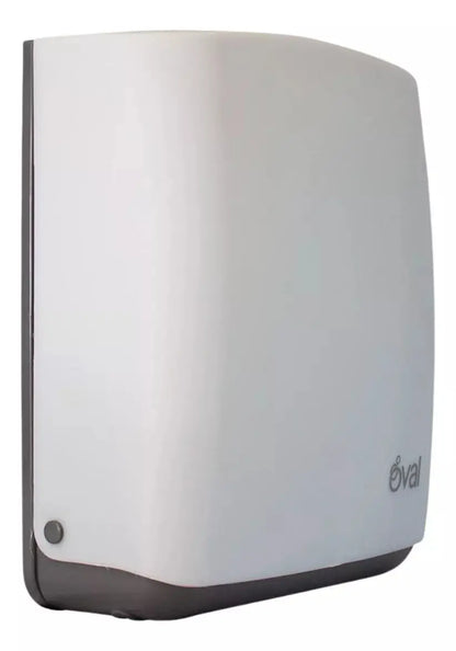 Dispensador Toalla Interdoblada Oval Blanco Largo - Oval - detalle