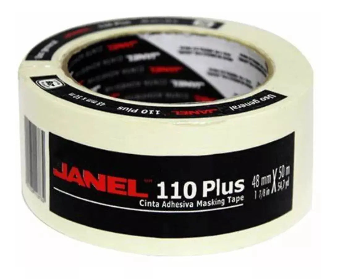 Cinta Adhesiva Maskingtape 110 Oficina 48mmx50m Janel Rollo - Janel - vista trasera