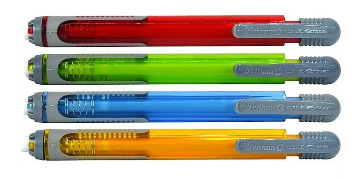 12 Goma Borrador Tipo Lápiz Pluma Click Eraser Pelikan - Pelikan - uso