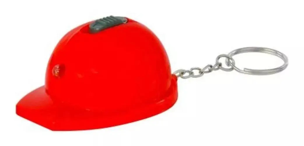 10 Llavero Destapador Plastico Y Luz Promoopcion Forma Casco Amarillo - Promoopcion - detalle