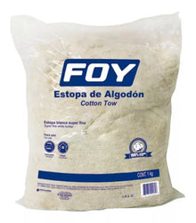 Estopa Algodon Foy 1 Kg Blanca Super Fina Limpieza Algodon - Lock
