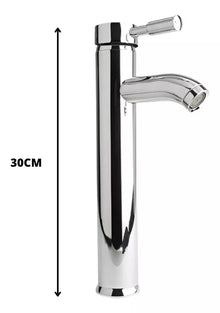 Llave Lavabo Mezclador Monomando Hidroflud Alta Cromado 30cm - HIDROFLUD - detalle