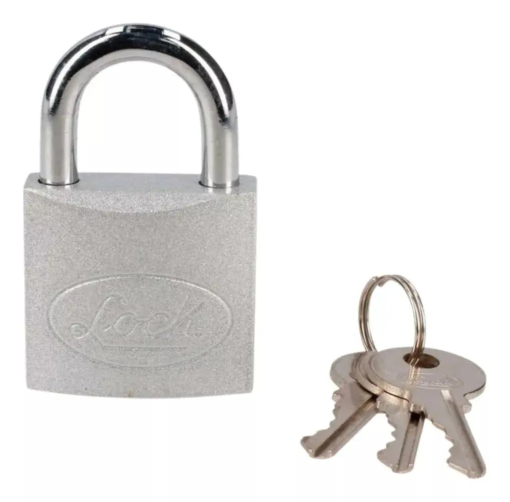 Pack 4 Candados Acero Cortos Lock 38mm Llave Estandar - Lock - detalle