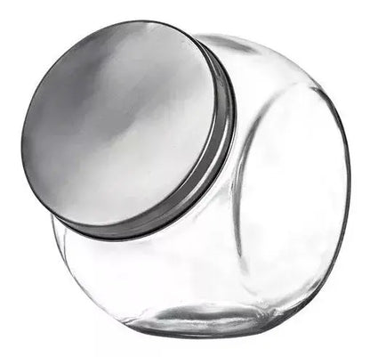 6 Frascos Vidrio Especieros Almacenamiento Brocalito 470ml - Vittori - vista trasera