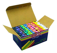 Caja 150 Gises 12 Colores Surtidos Comprimidos Baco Pizarron - BACO
