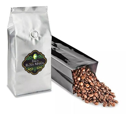 Café Tostado Molido Percoladora Gourmet Premium Chiapas 1 K - finca rosa maría - vista trasera