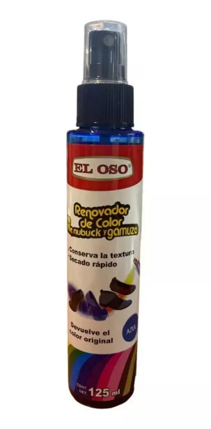 Pintura Renovadora El Oso Calzado Ante Nobuck Gamuza Azul - El oso - vista lateral