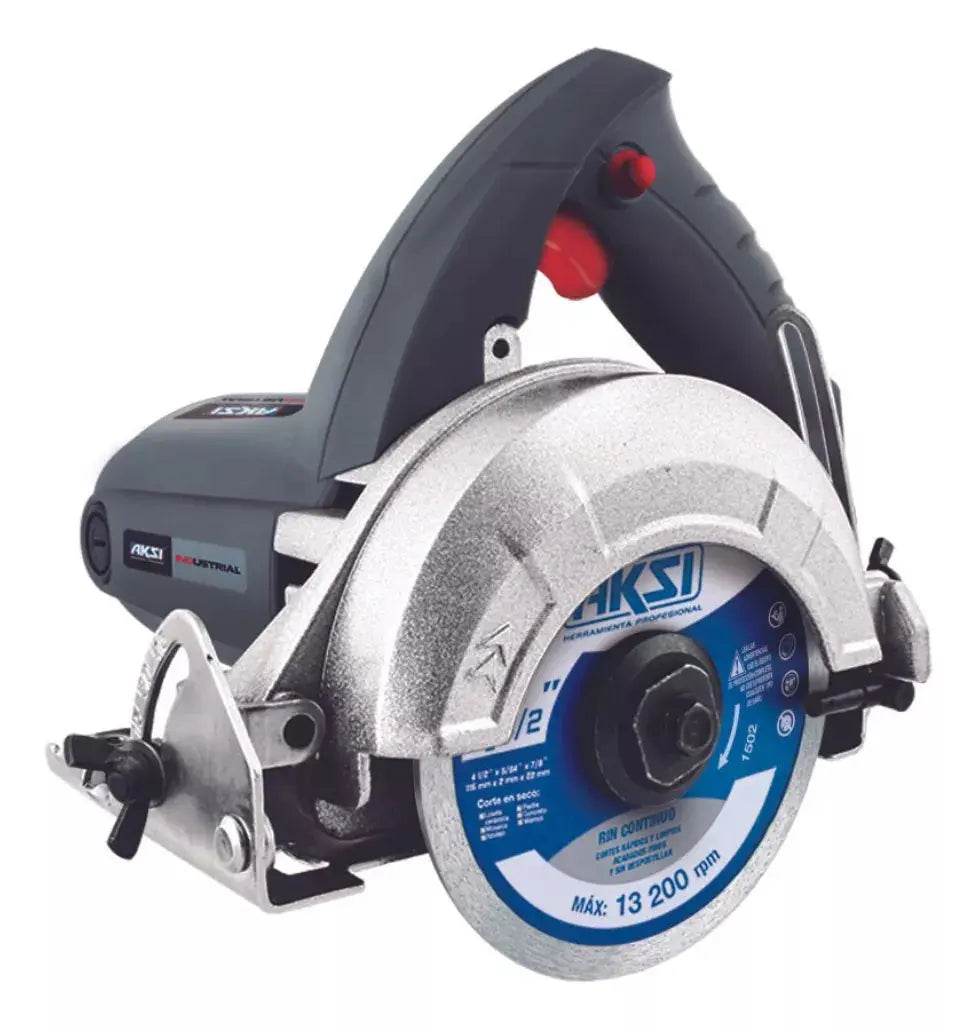Cortadora De Azulejos 1250w De 4 1/2 Sin Disco Aksi - Aksi