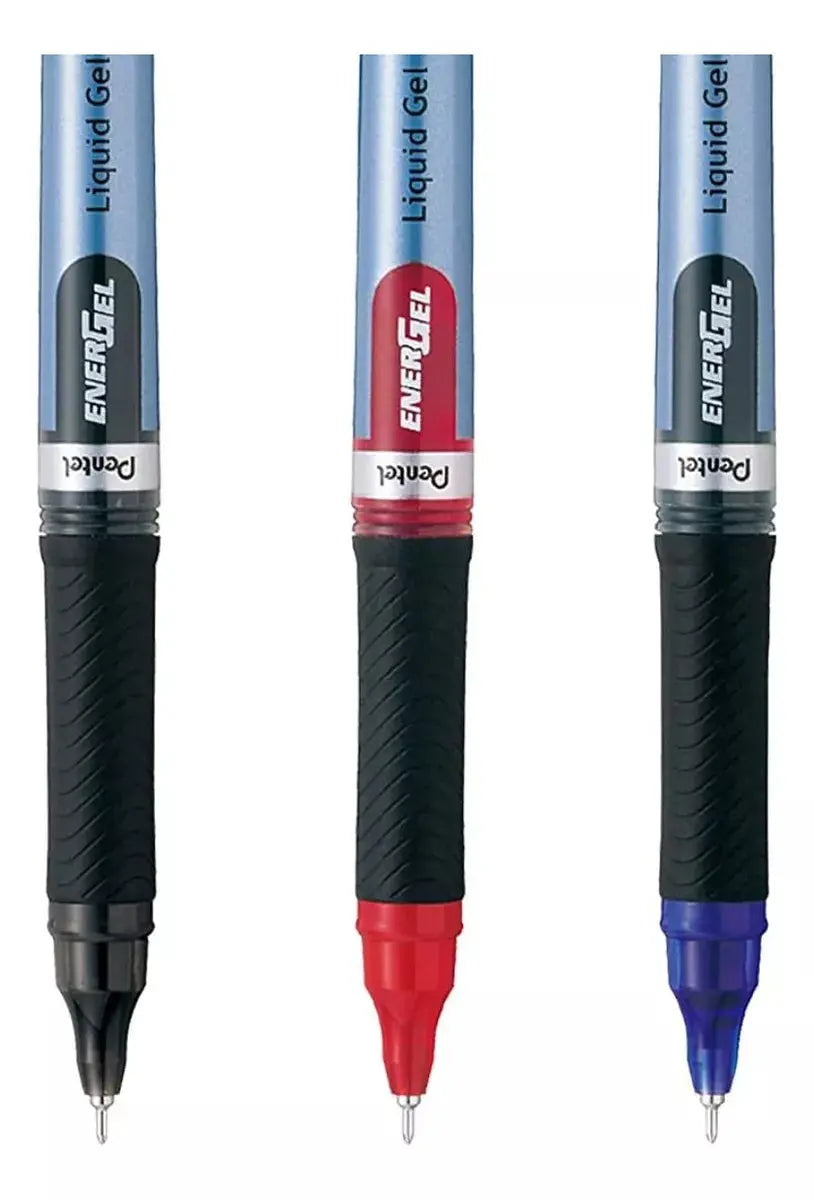3 Bolígrafos Pentel Energel Tinta Gel Líquida 0.5mm Colores - Pentel