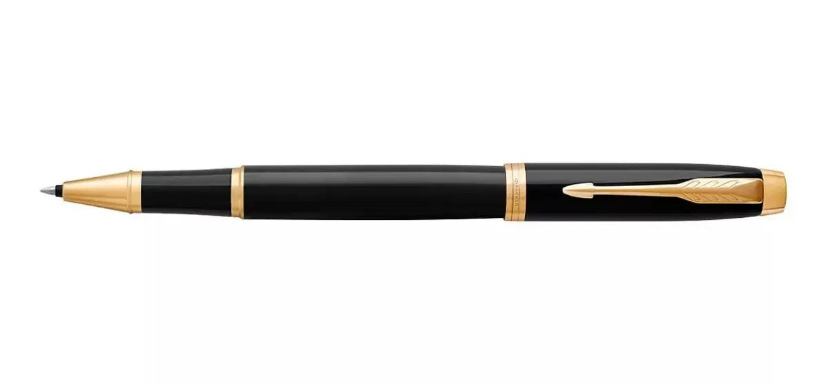 Pluma Rollerball Parker Punta Fina Acabado Dorado Premium - Parker - detalle