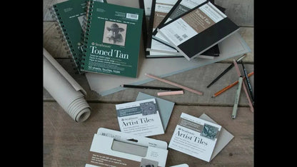 Cuaderno Dibujo Strathmore Toned Tan Block 23 X 30.5cm - Strathmore - vista lateral