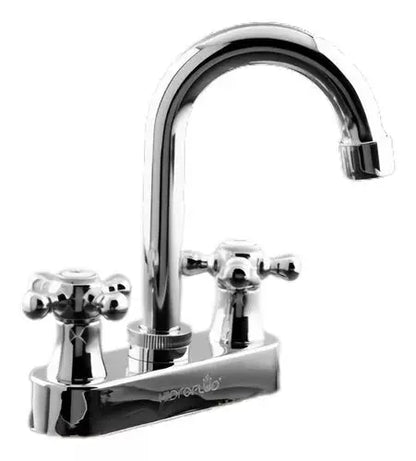 Mezcladora Lavabo Cromo Lavamanos Baño Acero Inoxidable - HIDROFLUD - detalle