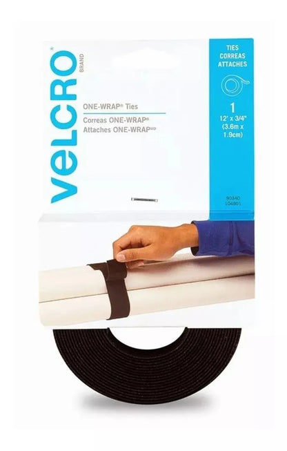 3.6m Correa Adhesiva Velcro ® Cinta Carga Reutilizable - Velcro - vista trasera