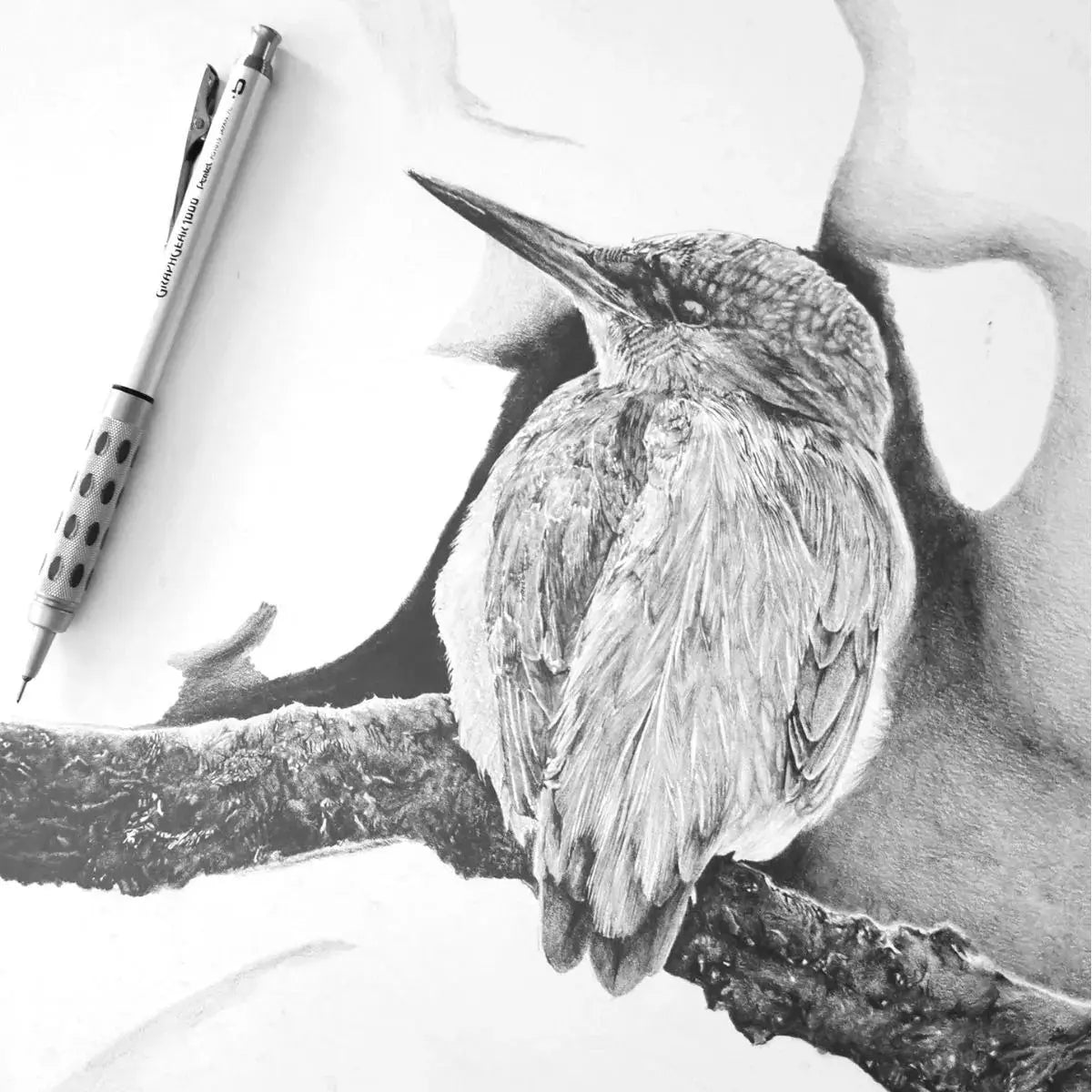 3 Minas Puntillas Lapicero Pentel Super Hi-polymer 0.5mm - Pentel - detalle