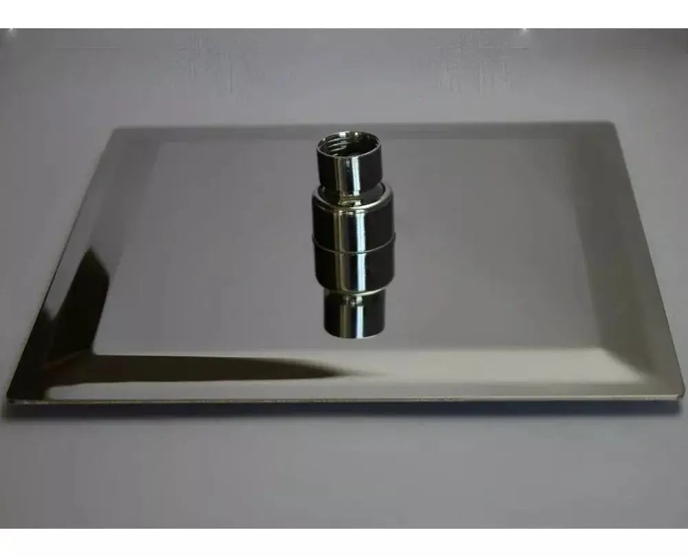 Regadera Cuadrada 8'' Meer Acero Inoxidable Ahorradora Agua - CNX - vista lateral