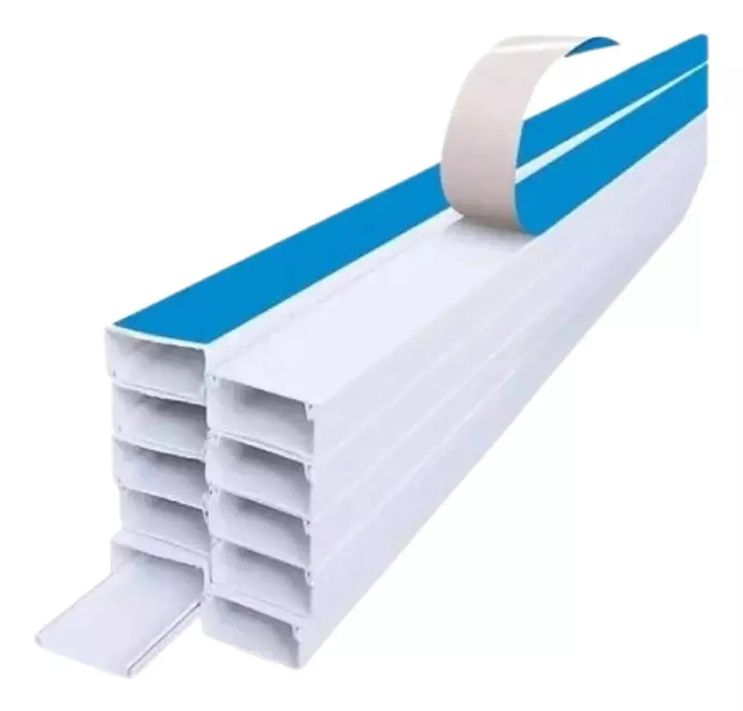 Pack 10 Canaleta Argos Adhesivo 20x10mm Domestica Comercial - Argos