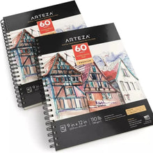 Set 2 Block Mixed Media 22x30 60h Cu Microperforado Arteza - Coveme - accesorios