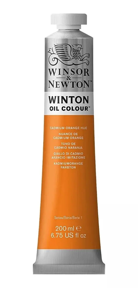 Pintura Oleo Winsor & Newton Winton 200ml Colores A Escoger Amarillo Naranja No 4 - Winsor and Newton